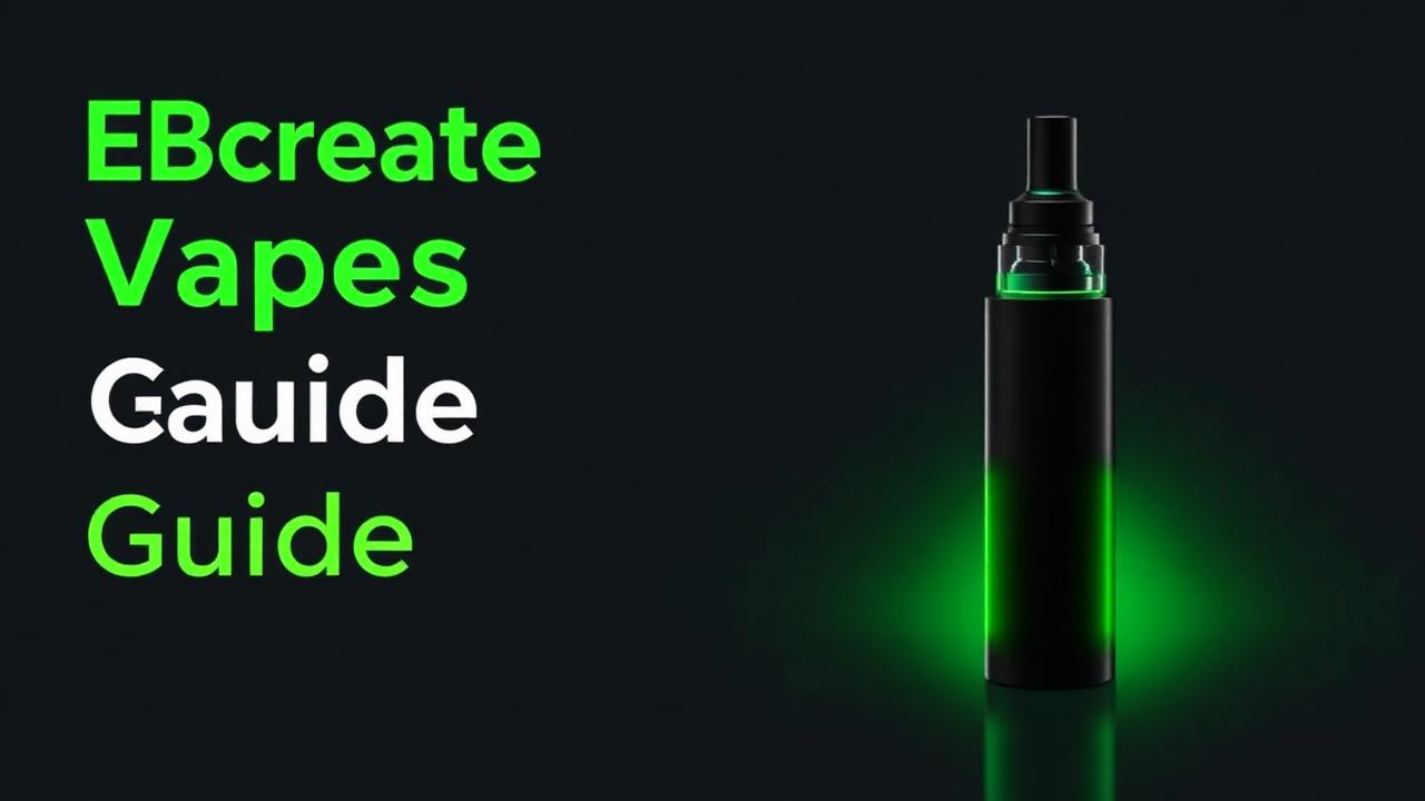EBCreate Vapes Guide | EB Vapes